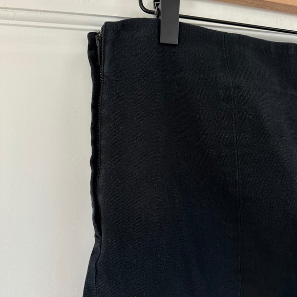 COS Womens Black Cropped Straight Leg Pants Trousers Elastic Waist Casual - Picture 10 of 10